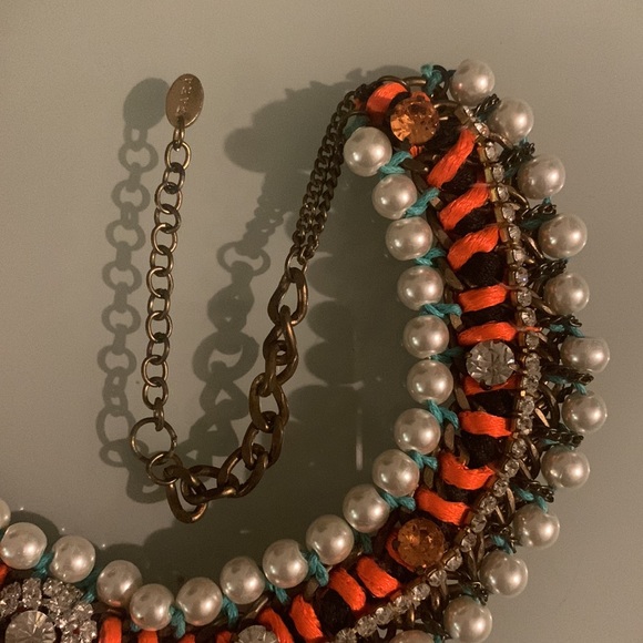 Zara Jewel and Pearl Collar Necklace - Picture 3 of 5